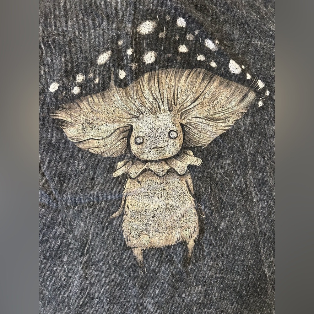 Mushroom creature tee shirt. Medium. - Picture 2 of 5